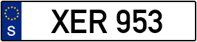 Truck License Plate